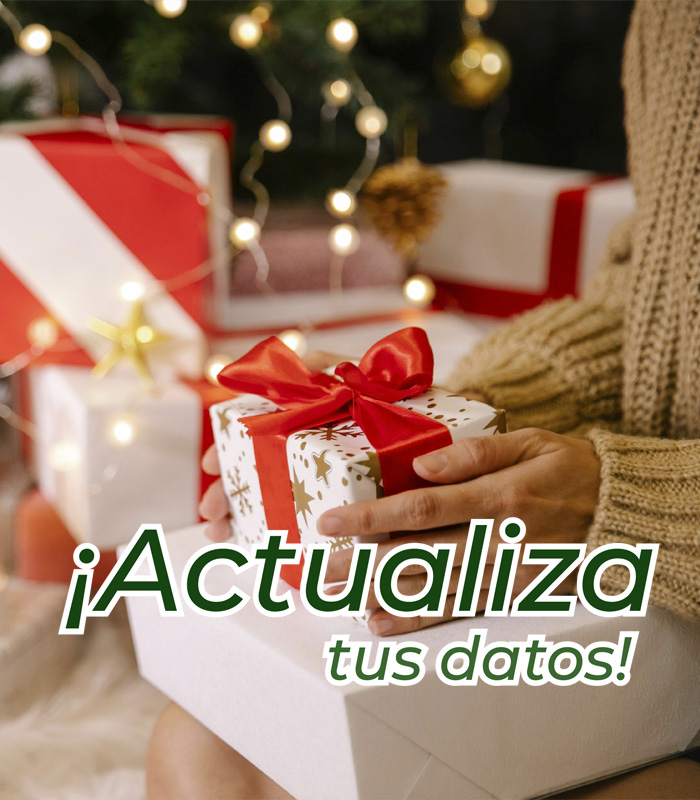 Actualiza tus datos